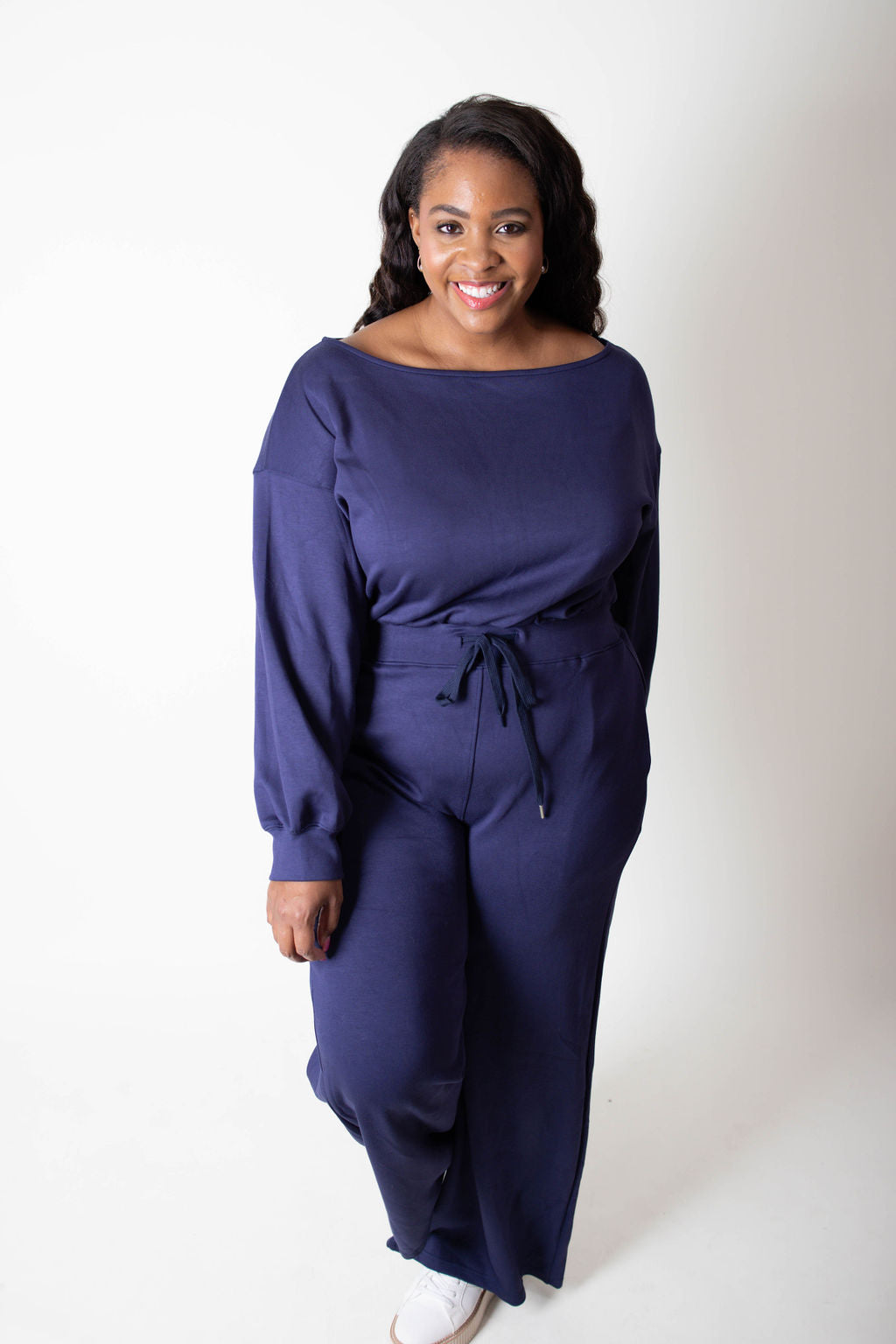 Navy Atheleiser Jumpsuit