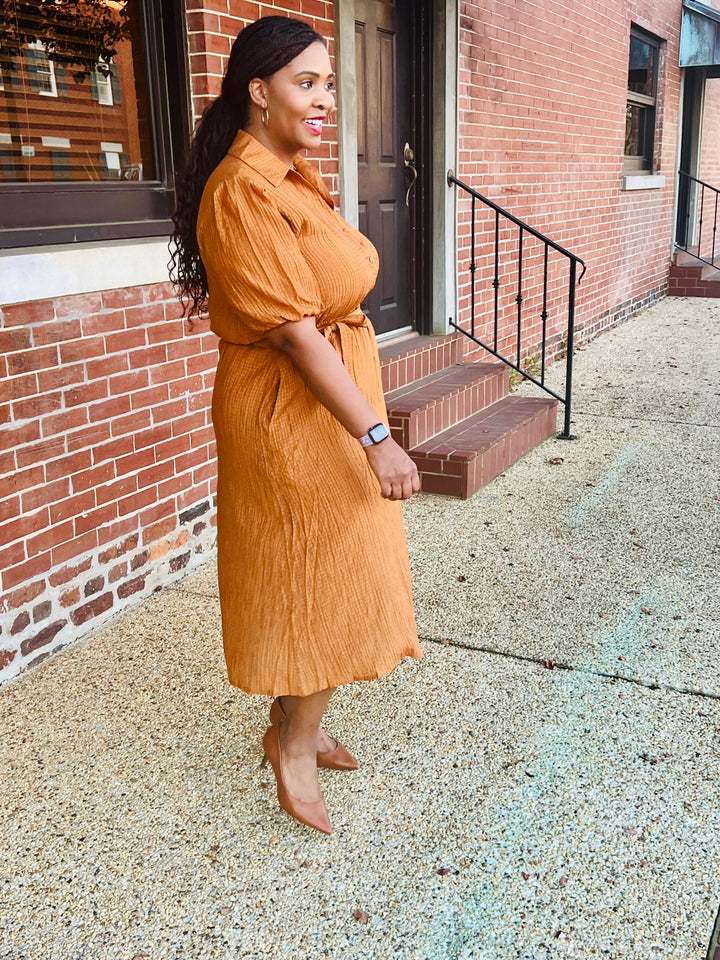 Golden Hour Midi Dress