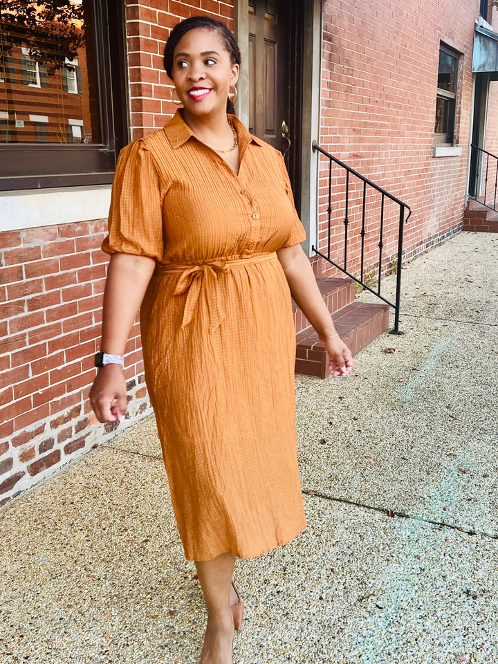 Golden Hour Midi Dress