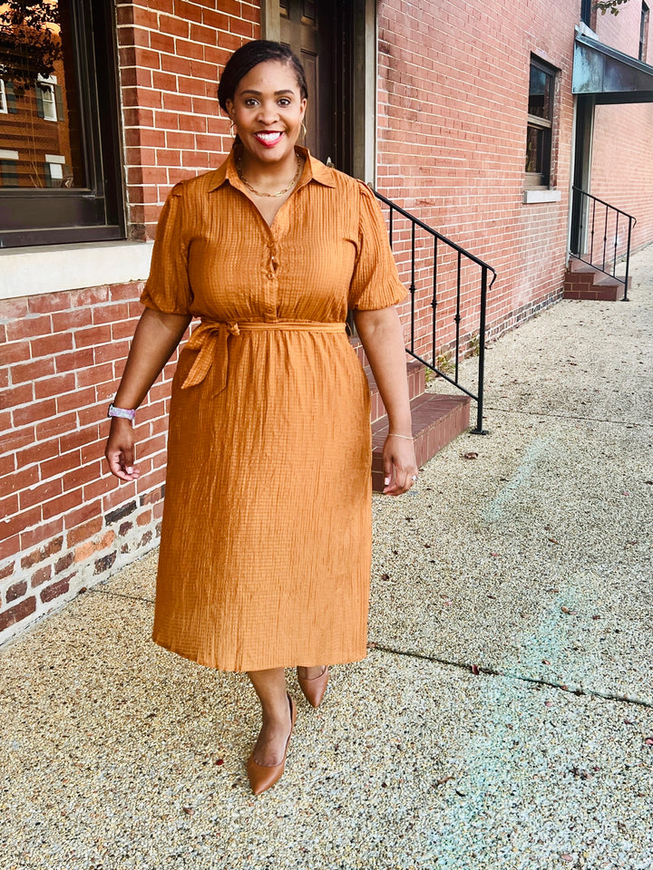 Golden Hour Midi Dress