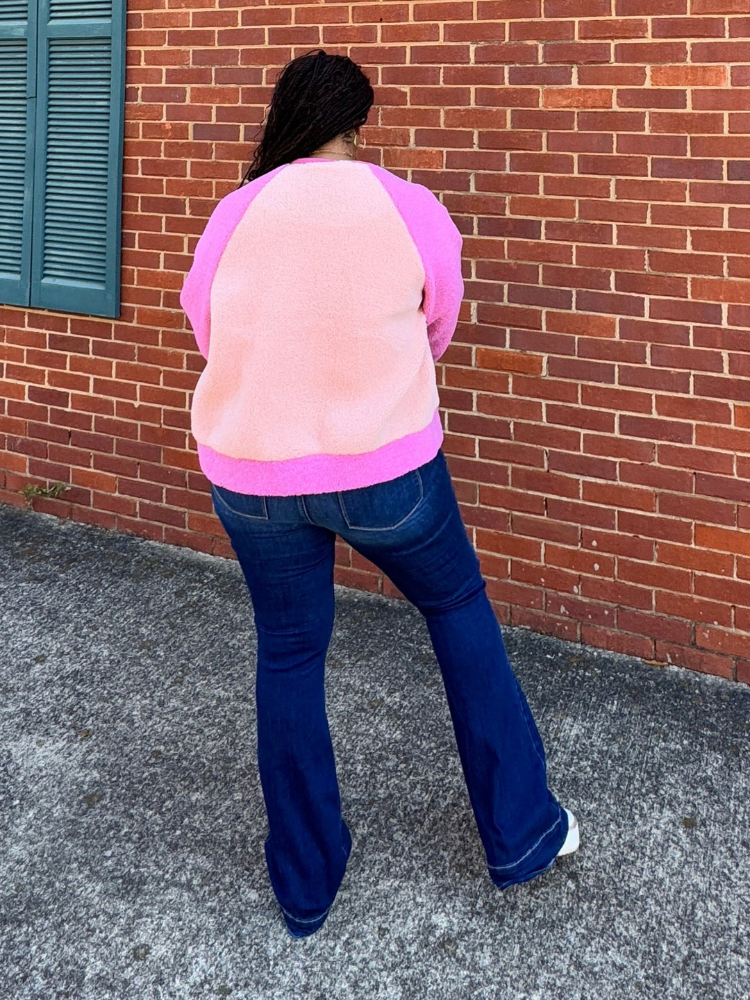 Pink Fleece Bomber Jacket - Pink Friday