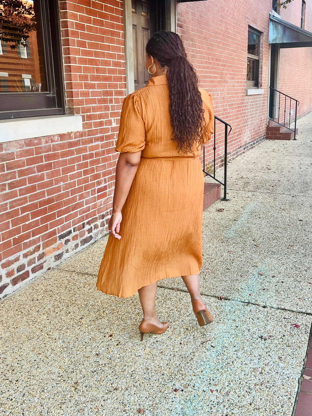 Golden Hour Midi Dress