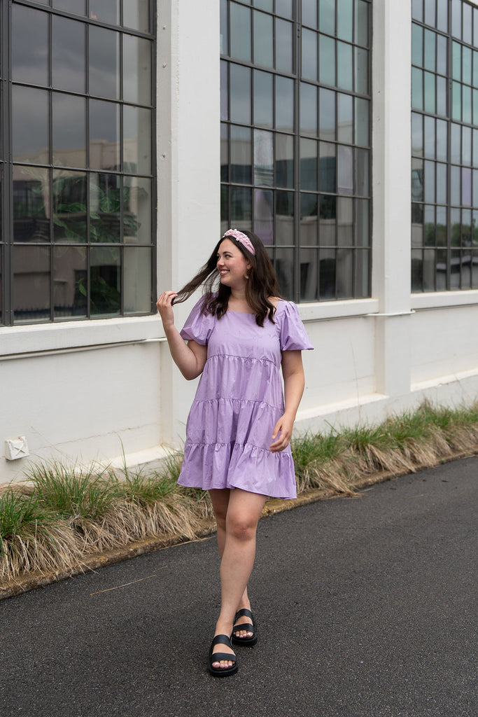 Free people lt deals purple layered dress with pockets