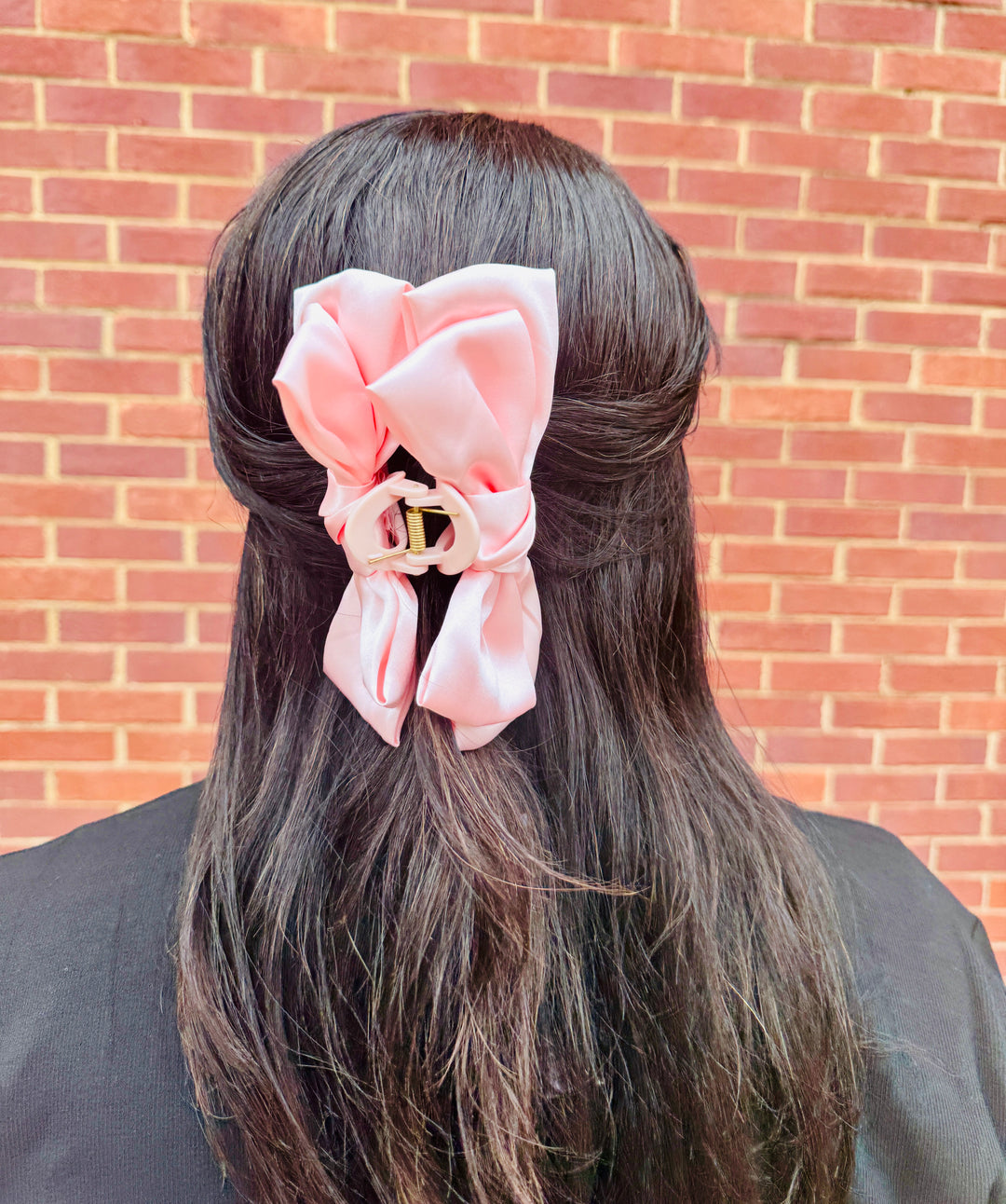 Pink Bow Claw Clip - Hair Clip Bows