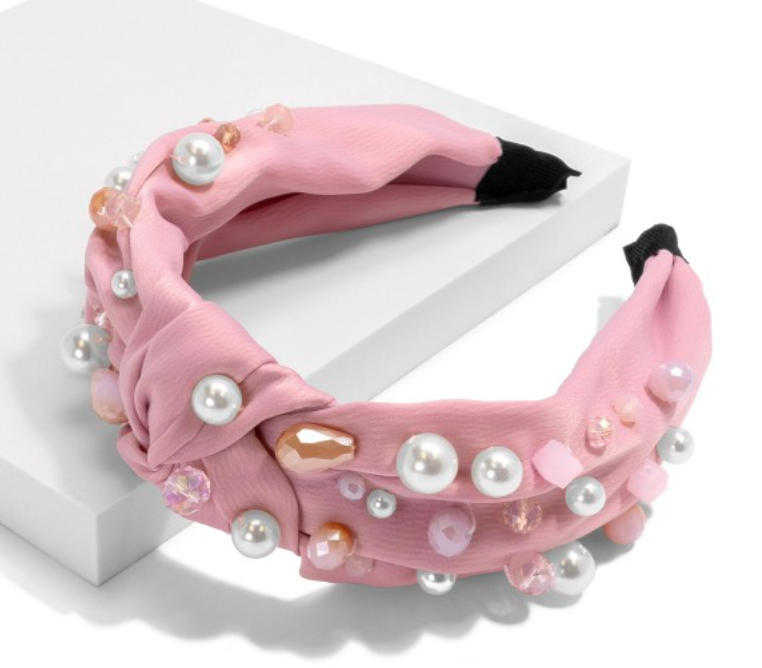 The Pearlfect Knot Pink Headband