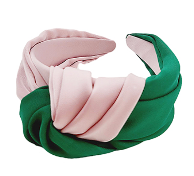 Pretty Girl Swag - Pink and Green Headband