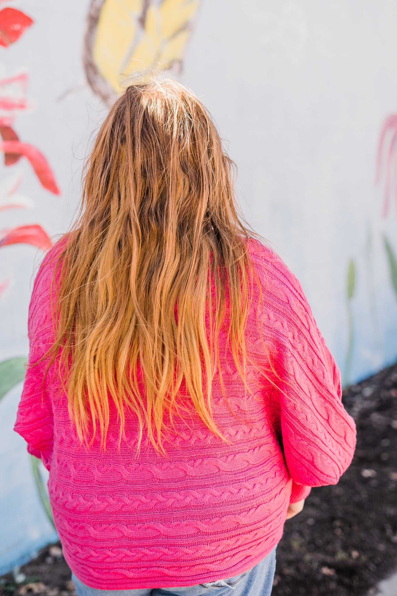 ***FINAL SALE*** Living My Best Life Cropped Knit Sweater - Pink