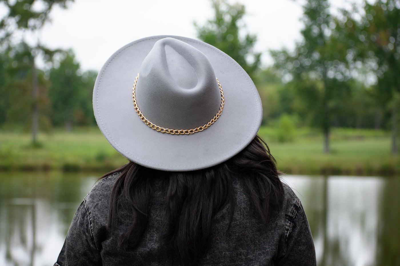 The Golden Link Fedora - Gray Southern Throne Boutique