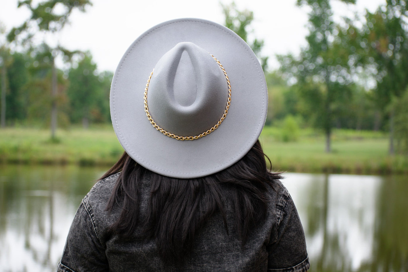 The Golden Link Fedora - Gray Southern Throne Boutique